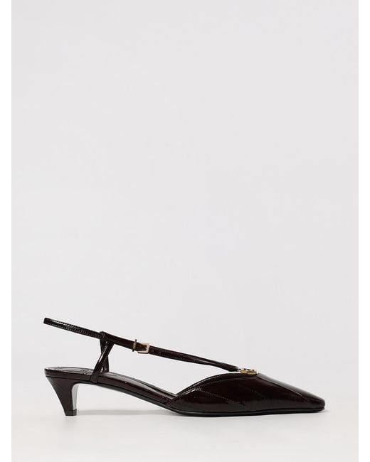 Fendi White Flat Sandals