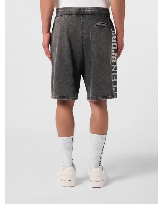 Philipp Plein Gray Shorts for men