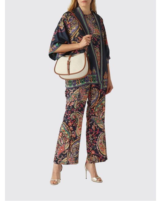 Etro Natural Pony Shoulder Bag