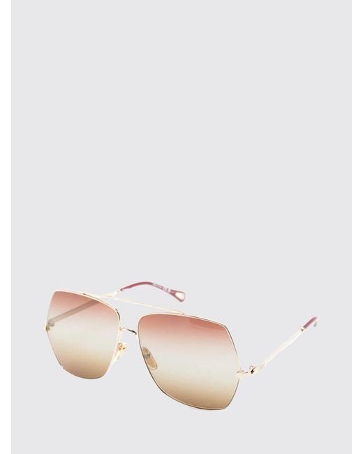 Chloé Natural ChloÉ Metal Sunglasses