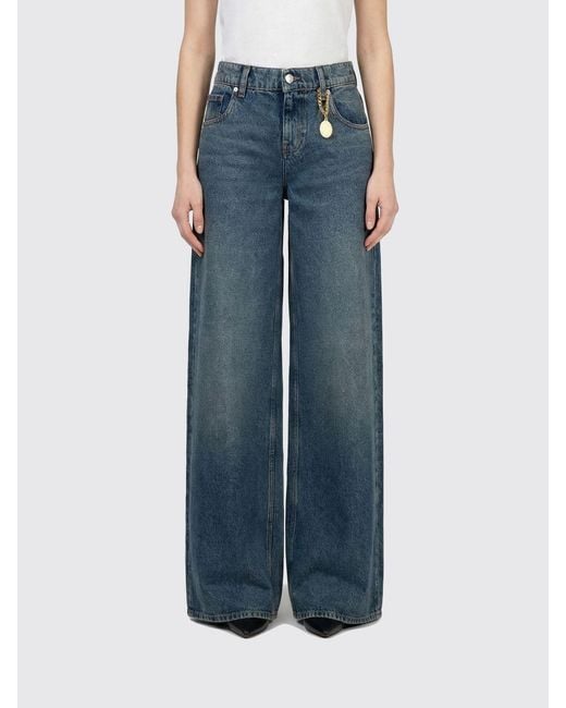 Stella McCartney Blue Wide-Leg Denim Jeans