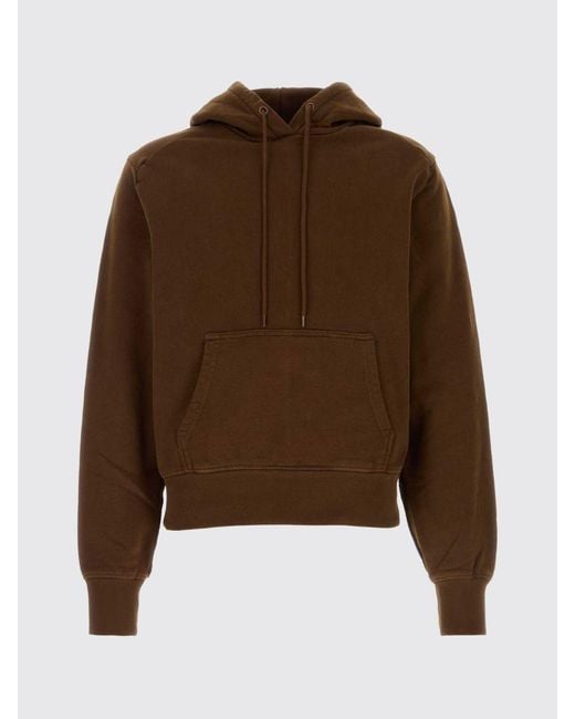 Entire studios Brown Cotton Hoodie for men