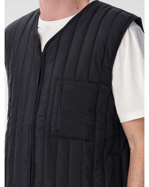 Rains Blue Banja Liner Quilted Vest for men