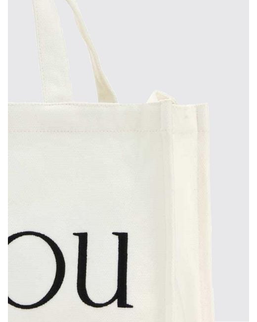 Patou Natural Cotton Bag With Embroidered Logo
