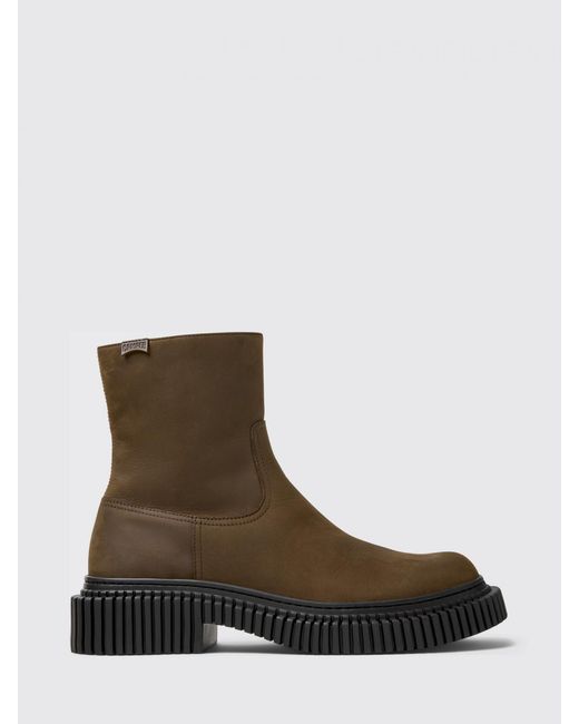 Camper Brown Pix Berlin Nubuck Ankle Boots for men