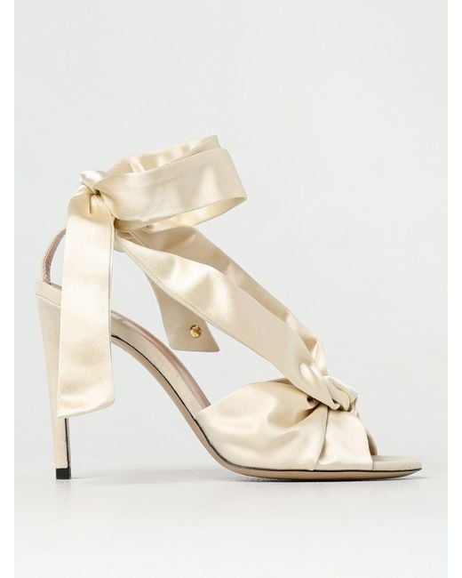 Moschino Couture Natural Heeled Sandals
