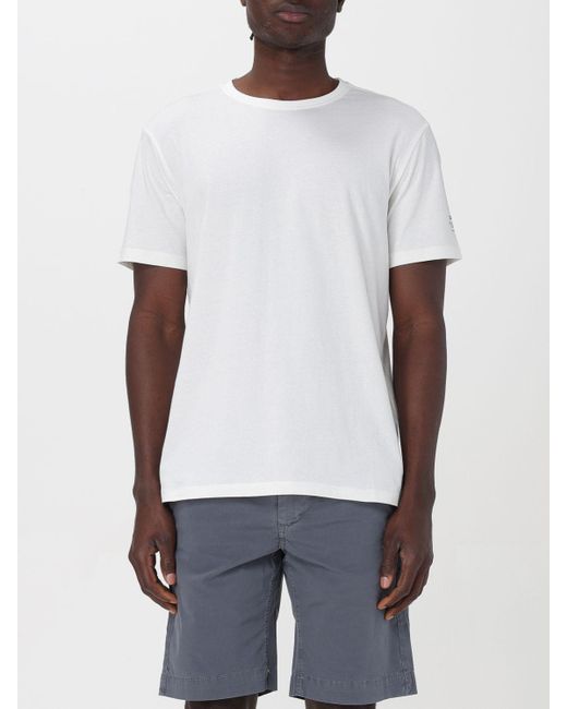 T-shirt in cotone riciclato di Ecoalf in White da Uomo