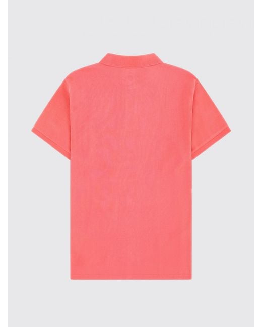Polo Ralph Lauren Red Cotton Polo Shirt With Pony Logo for men