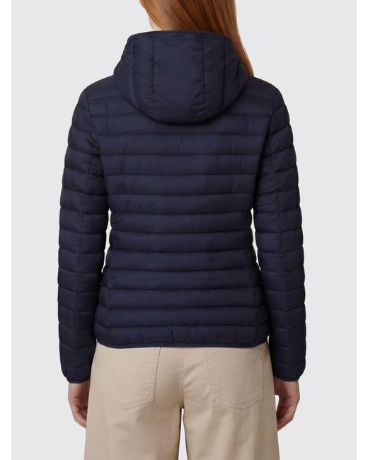 Save The Duck Blue Daisy Nylon Down Jacket