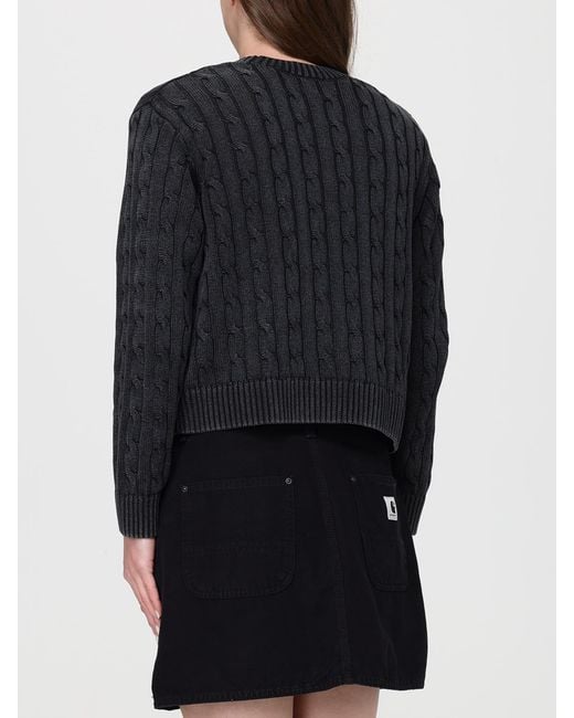 Carhartt Black Cotton Crewneck Sweater