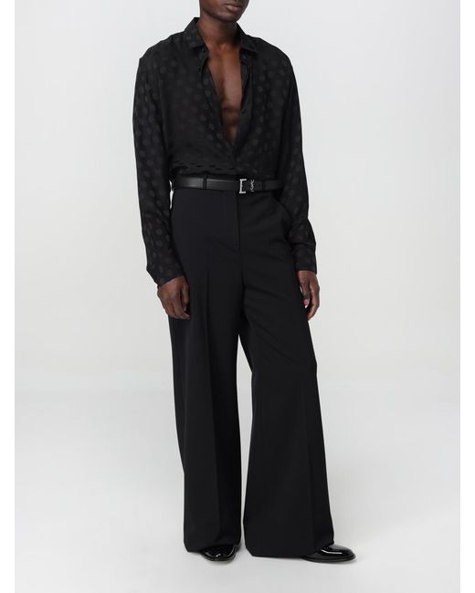 Saint Laurent Black Belt for men