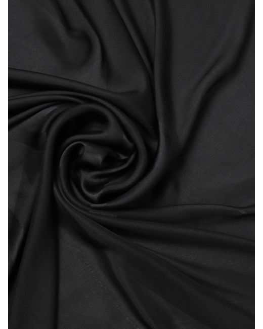 Foulard Saint Laurent en coloris Black