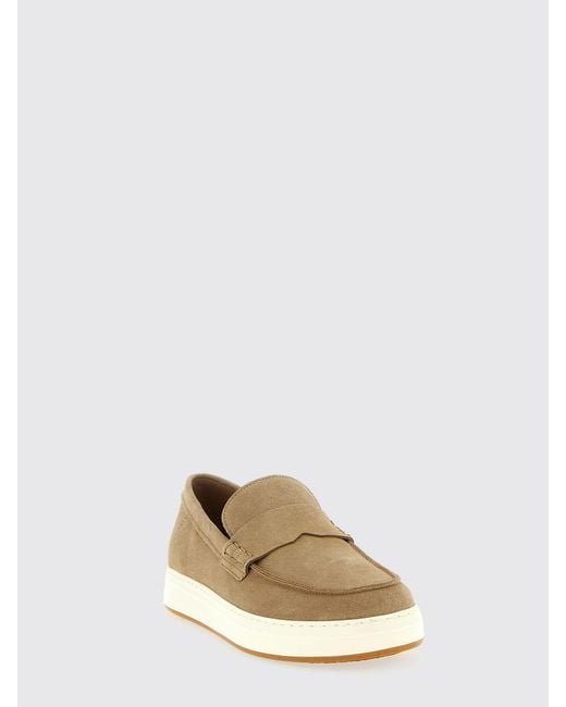 Hogan White H-Tv Suede Loafers for men