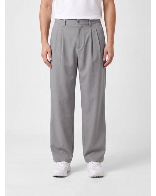 C P Company Gray Panama Nylon Cargo Trousers for men