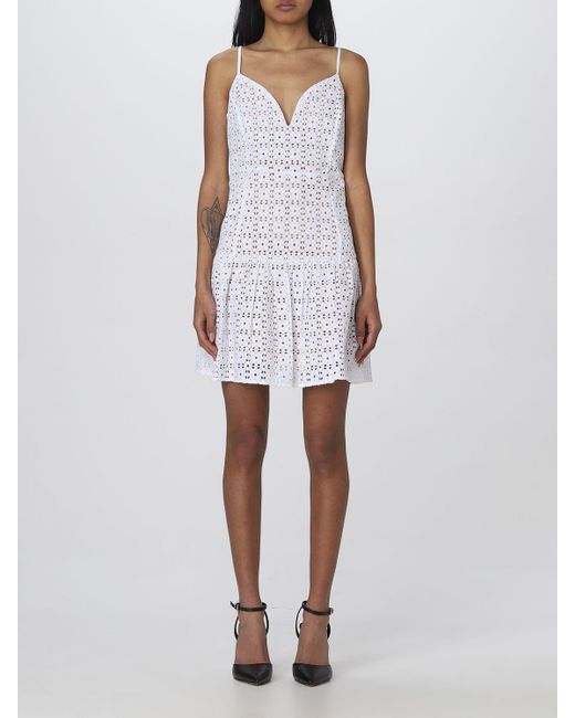 Michael Kors Dress In White Lyst 3400