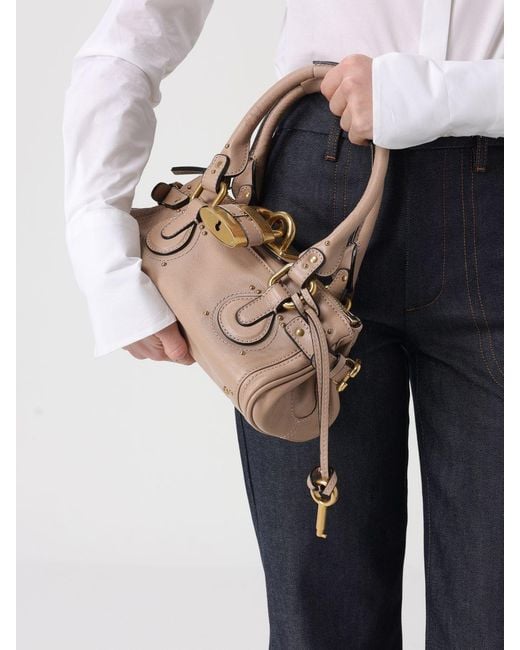 Chloé Natural Chlo&Eacute Paddington Ledertasche