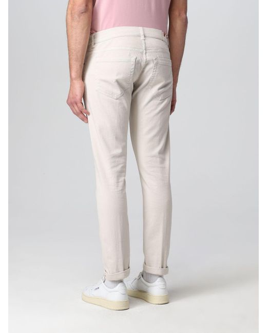 Dondup George Denim Jeans in Beige (Natural) for Men | Lyst