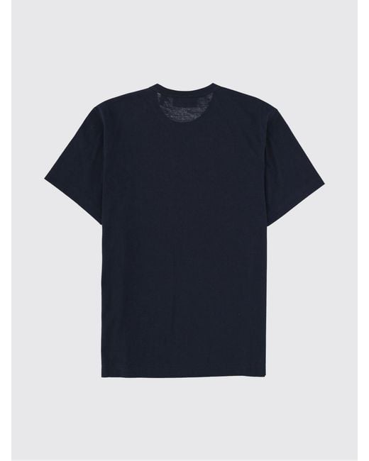 Belstaff Blue Cotton T-Shirt With Logo for men