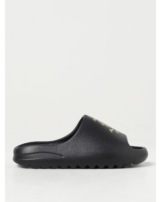Just Cavalli Black Flat Sandals
