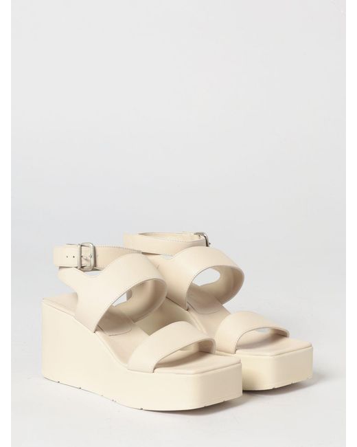 Vic Matié Natural Vic MatiÉ Leather Wedge Sandal