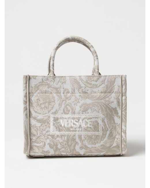 Versace Gray Handbag