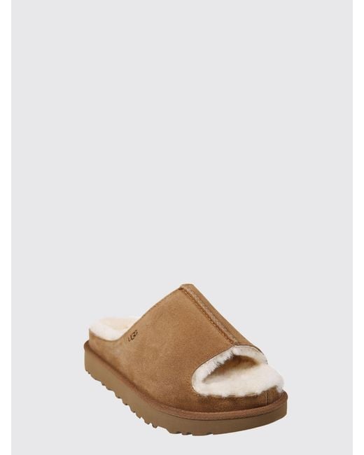 Ugg Brown Suede Slides
