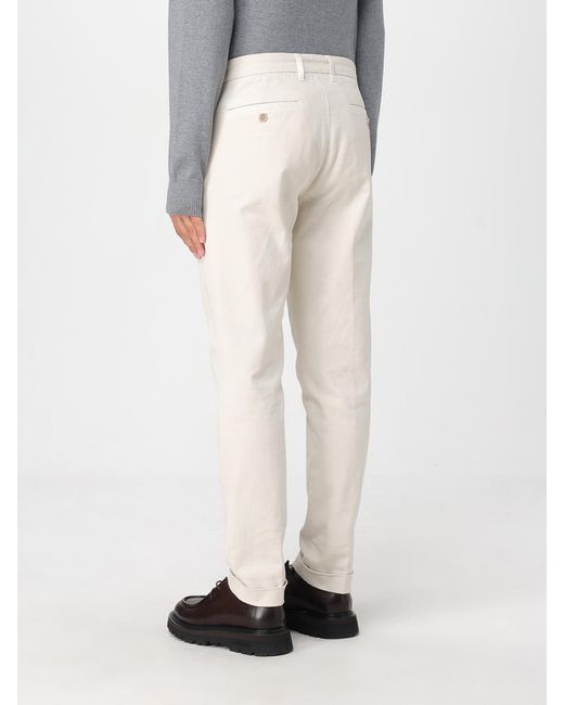Fay White Trousers for men