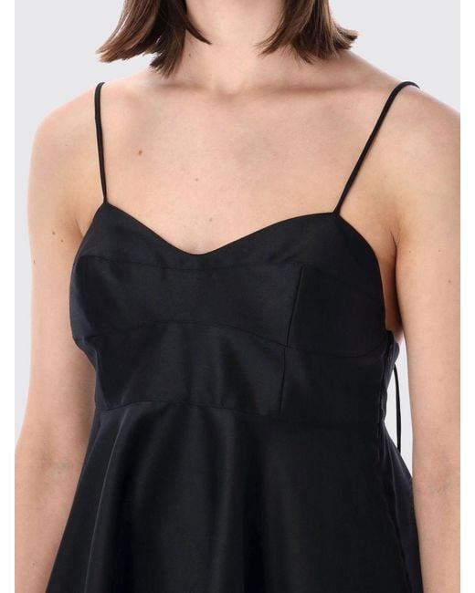 Rohe Black Virgin Wool And Silk Top