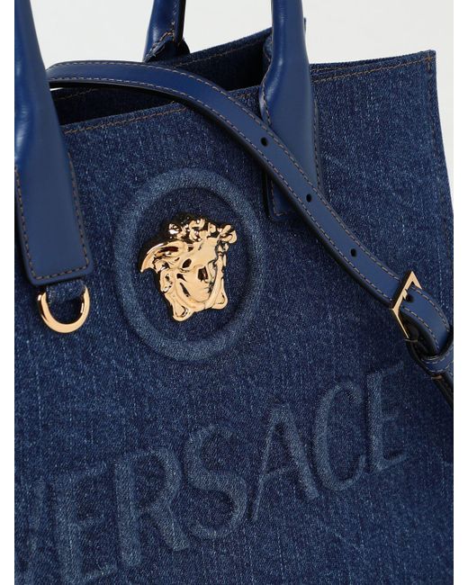 Bolso de hombro Versace de color Blue