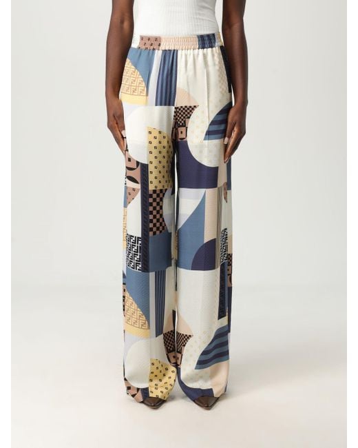 Fendi Blue Pants