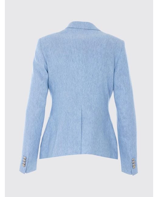 Tagliatore Blue Double-Breasted Blazer