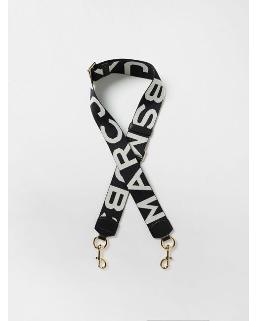 Tracolla in nylon con logo di Marc Jacobs in White