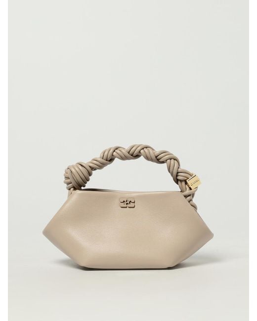 Ganni Natural Handtasche Damen