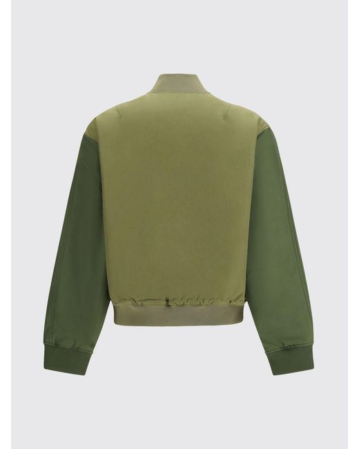 Axel Arigato Green Polyester Bomber Jacket With Logo for men