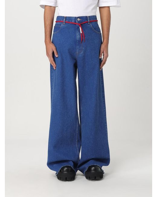 Marni Blue Wide Leg Jeans for men