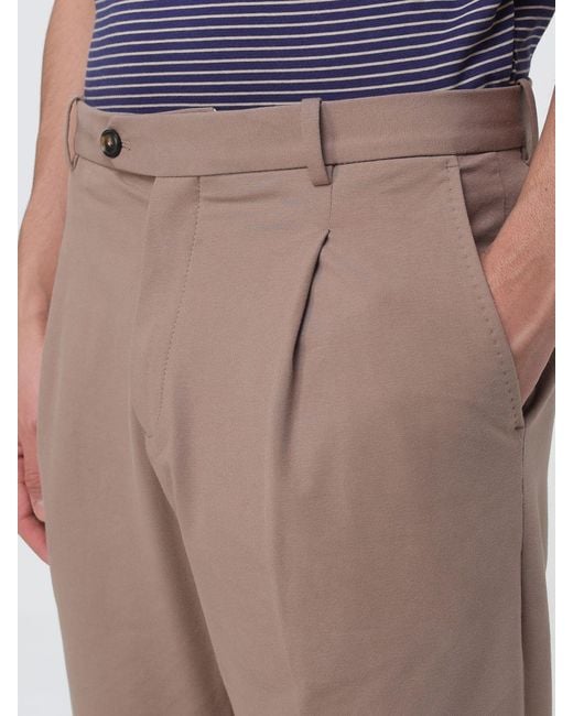 Circolo 1901 Natural Tailored Gabardine Trousers for men