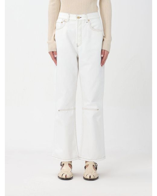 Jeans in denim di Jacquemus in White