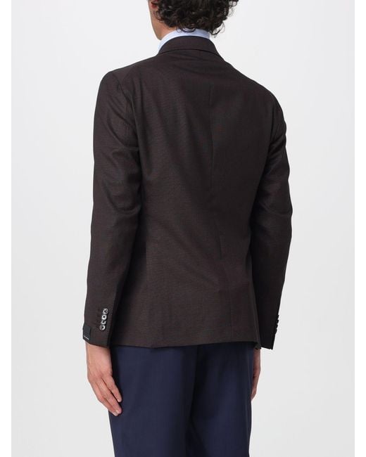 Tagliatore Blue Double Breasted Blazer for men