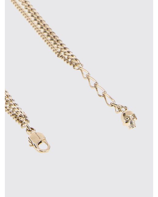 McQueen Multicolor Brass Necklace With