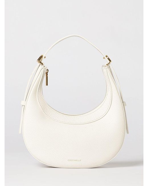 Coccinelle Natural Whisper Mini Grained Leather Bag