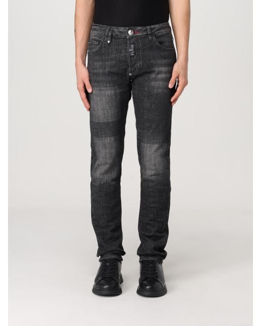 Philipp Plein Black Jeans for men