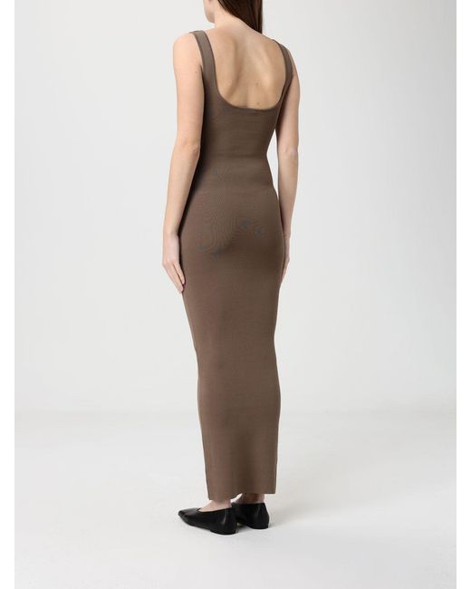Entire studios Natural Viscose Midi Dress