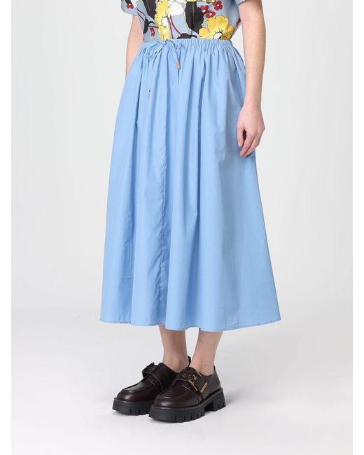 Marni Blue Midi Skirt