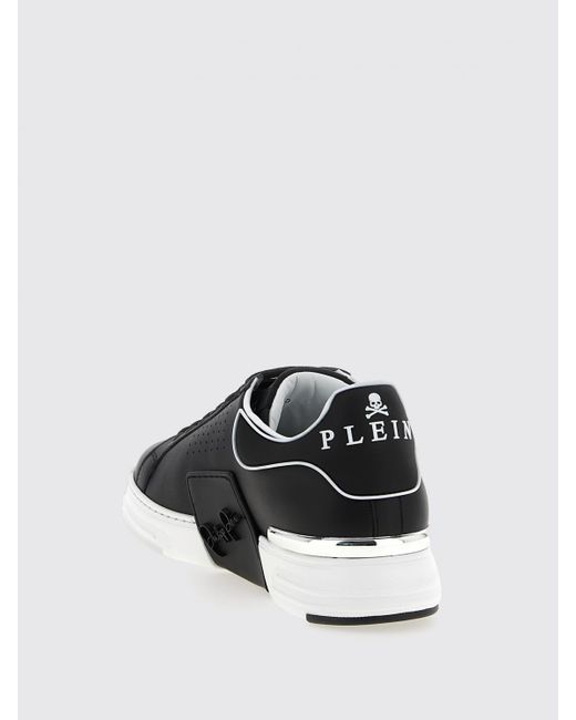 Philipp Plein Black Hexagon Sneakers for men