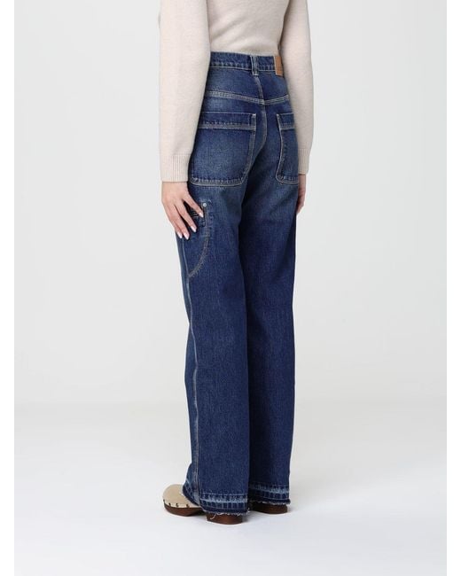 Isabel Marant Blue Wide Leg Jeans
