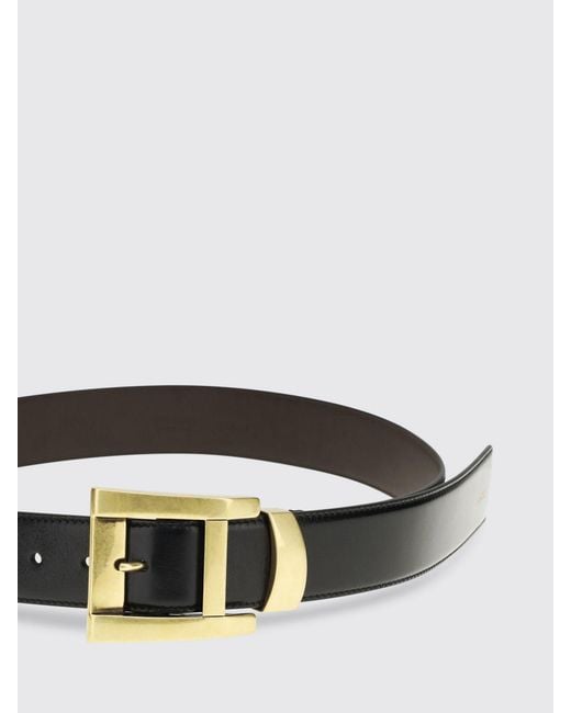Versace White Leather Belt for men