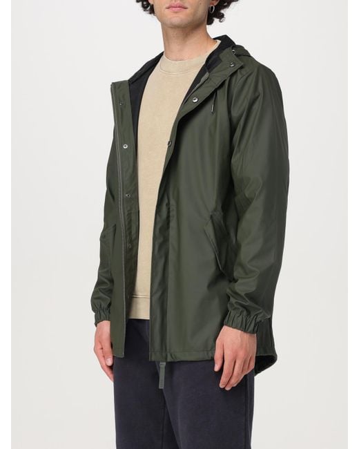 Rains Green Jacket for men
