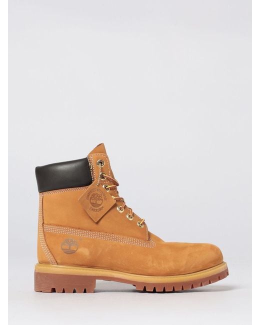 Timberland Brown Premium -Inch Waterproof Nubuck Ankle Boots for men