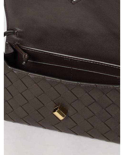 Bottega Veneta Gray Andiamo Mini Handbag