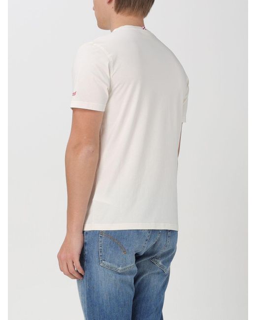 T-shirt in cotone di Mc2 Saint Barth in White da Uomo